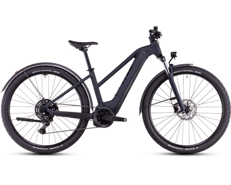 VTT électrique semi rigide Femme REACTION HYBRID PERFORMANCE 500 ALLROAD Noir