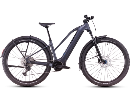 VTT électrique semi rigide Femme REACTION HYBRID PRO ALLROAD 800 Gris/Noir