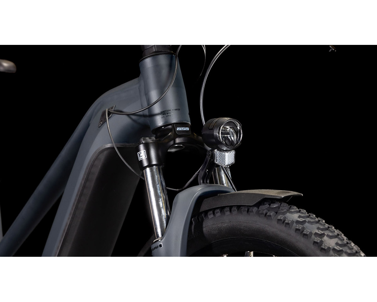 VTT électrique semi rigide Femme REACTION HYBRID PERFORMANCE 500 ALLROAD Noir