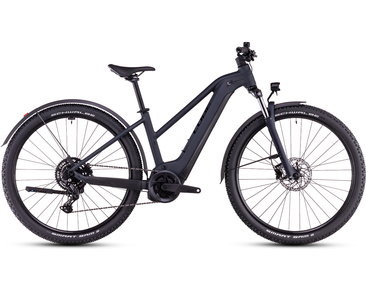 VTT électrique semi rigide Femme REACTION HYBRID PERFORMANCE 500 ALLROAD Noir