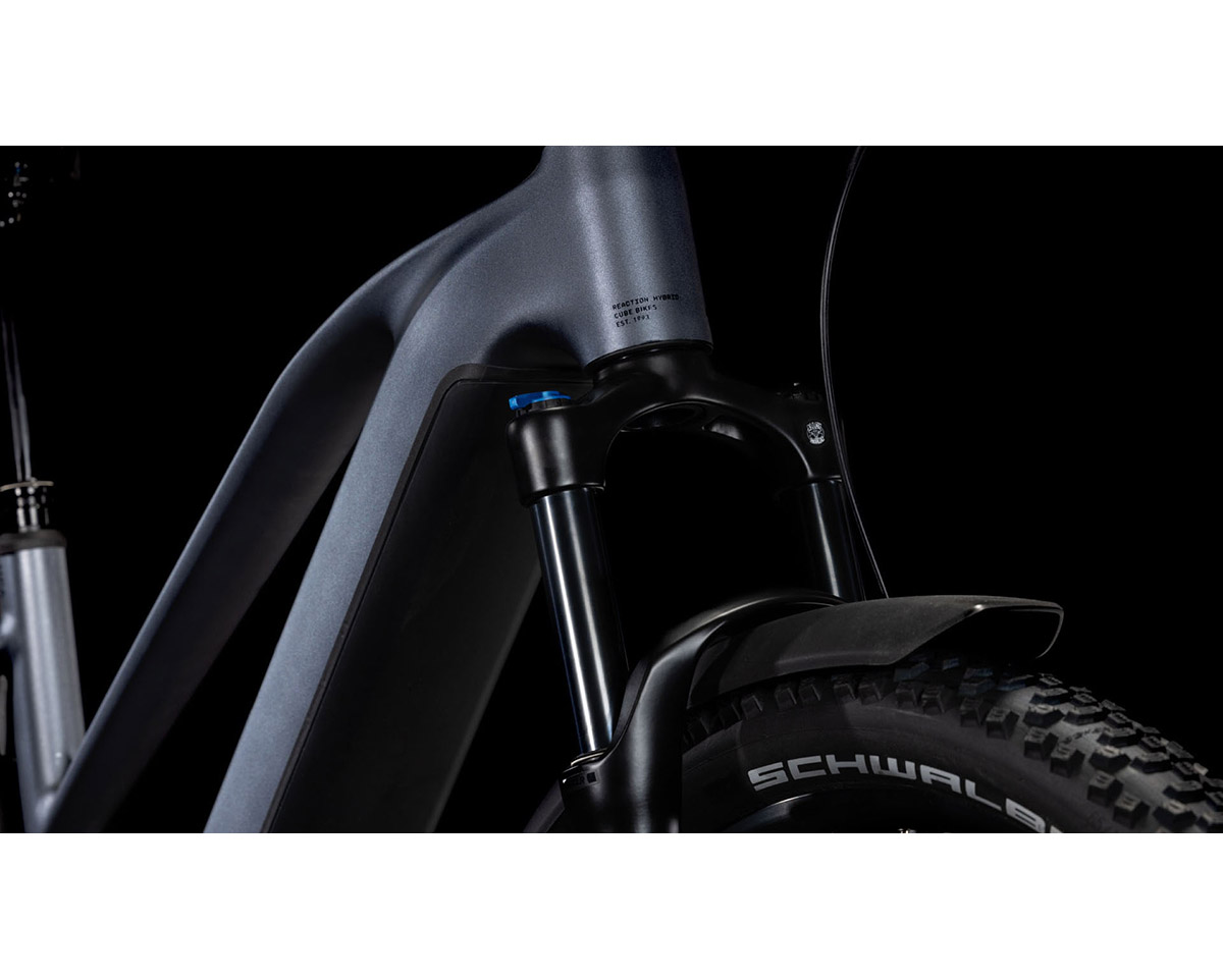 VTT électrique semi rigide Femme REACTION HYBRID PRO ALLROAD 800 Gris/Noir