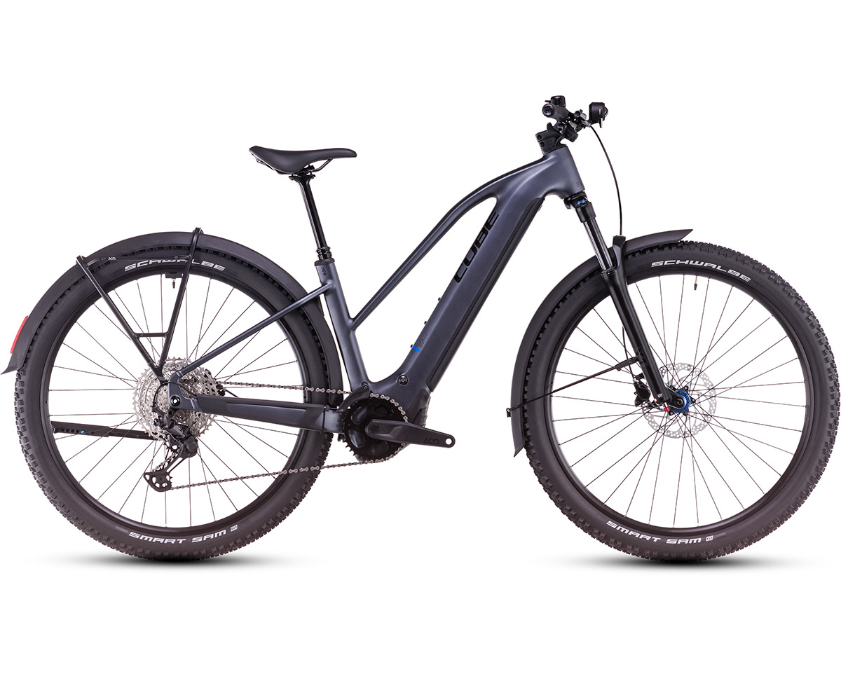 VTT électrique semi rigide Femme REACTION HYBRID PRO ALLROAD 800 Gris/Noir