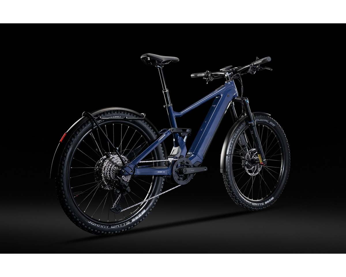 VTT électrique tout suspendu Unisexe E-EXPLORER FS 10.8 HIGH Bleu Nuit