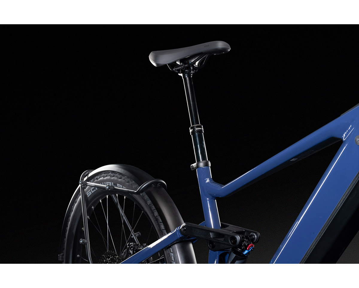 VTT électrique tout suspendu Unisexe E-EXPLORER FS 10.8 HIGH Bleu Nuit